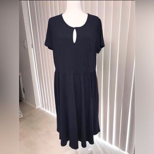 Navy Blue Dress - With Pockets - Size 18